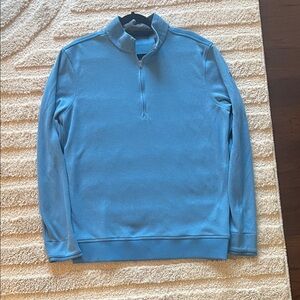 Under Armour Men's Light Blue Zip-Up Sweater